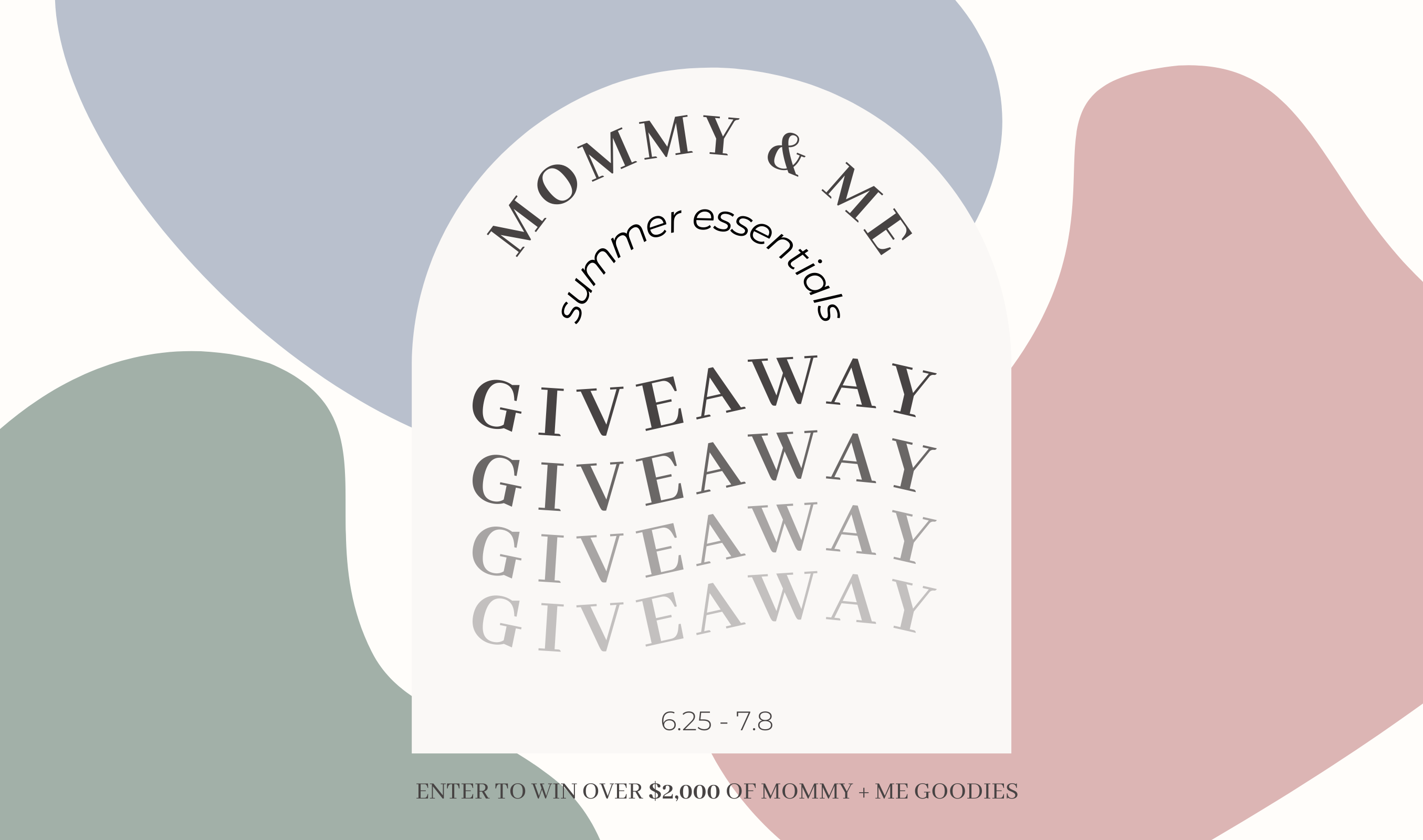 Mommy & Me Summer Essentials Giveaway