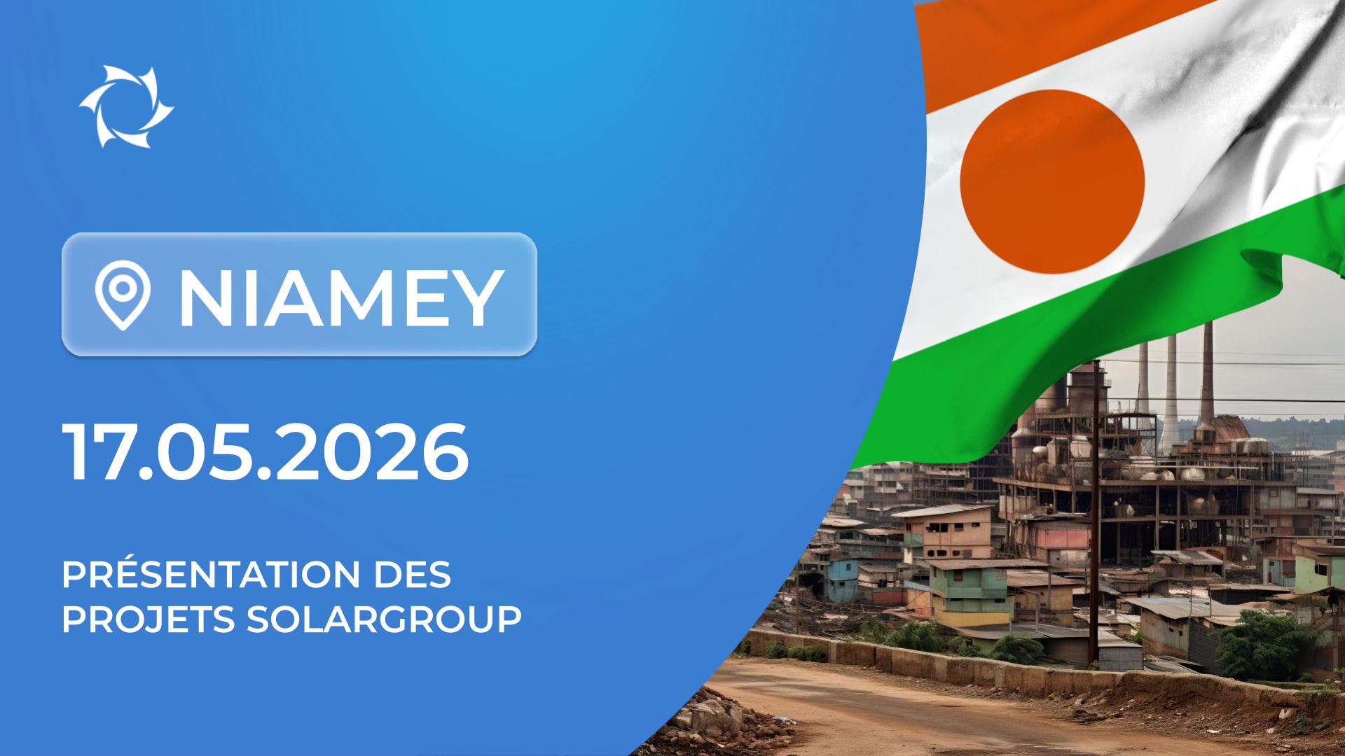 Présentation des projets SOLARGROUP à Niamey au Niger