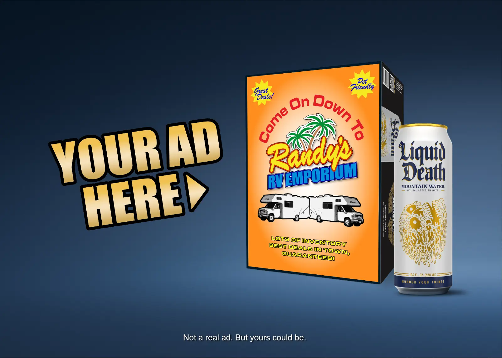 Liquid Death Auctions off Ad Space on Packaging and Foregoes Running a Super Bowl Ad