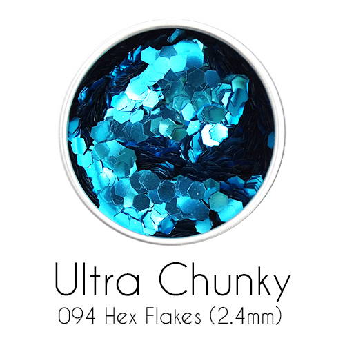 Ultra chunky glitter sizing