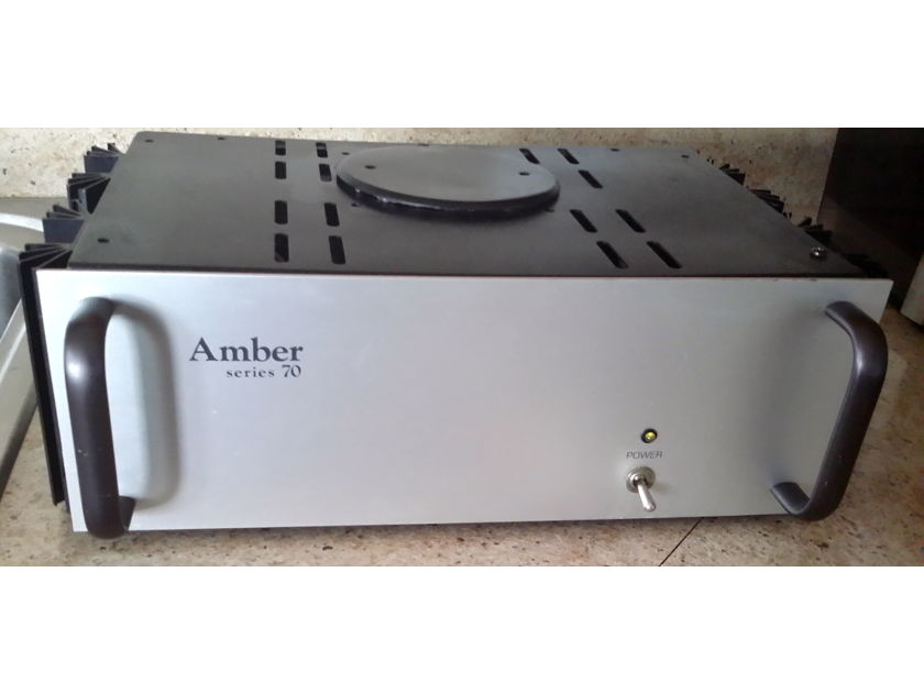 Amber Electronics Series 70 amplifier upgraded to IEC detachable
