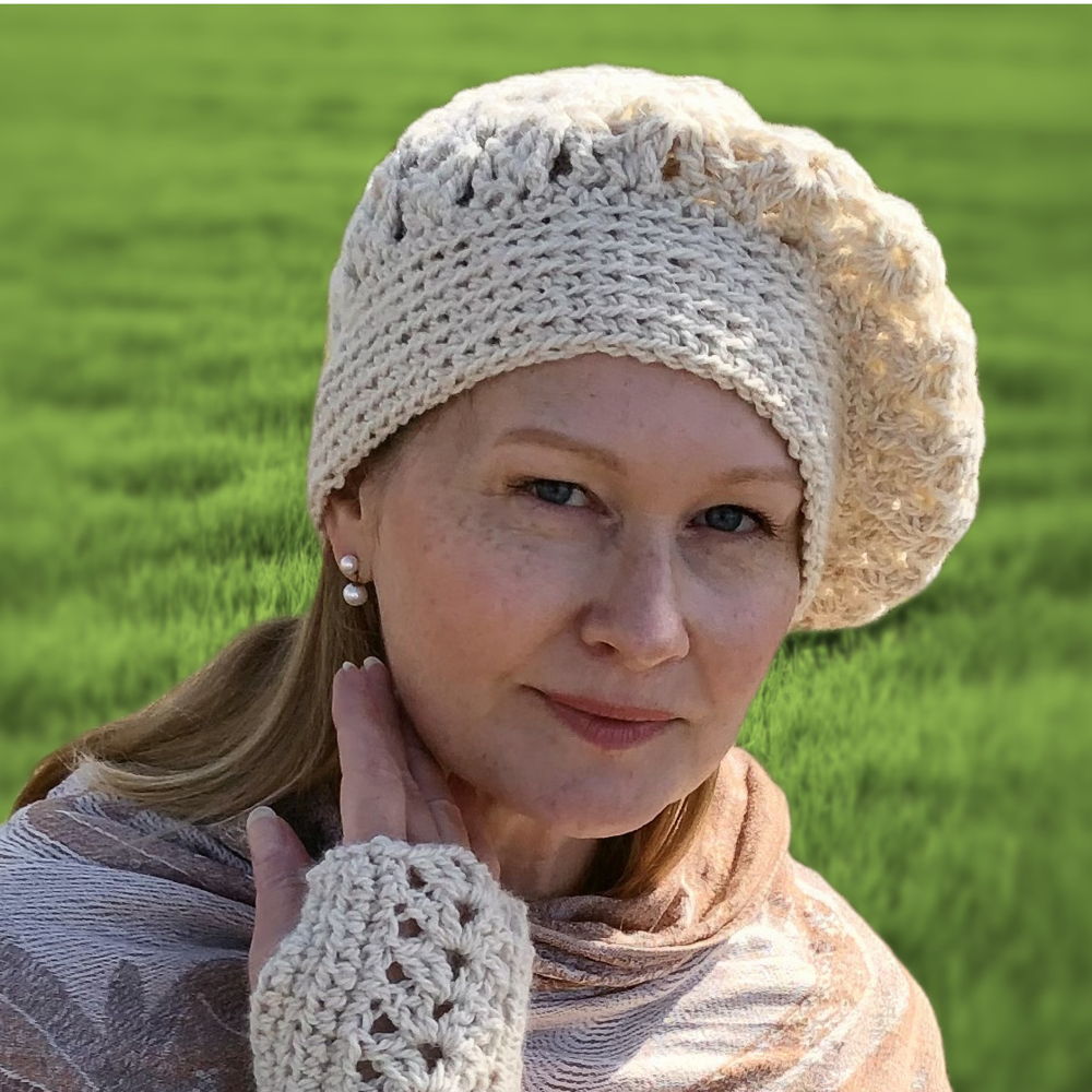 Clover Beret and Mitt Set