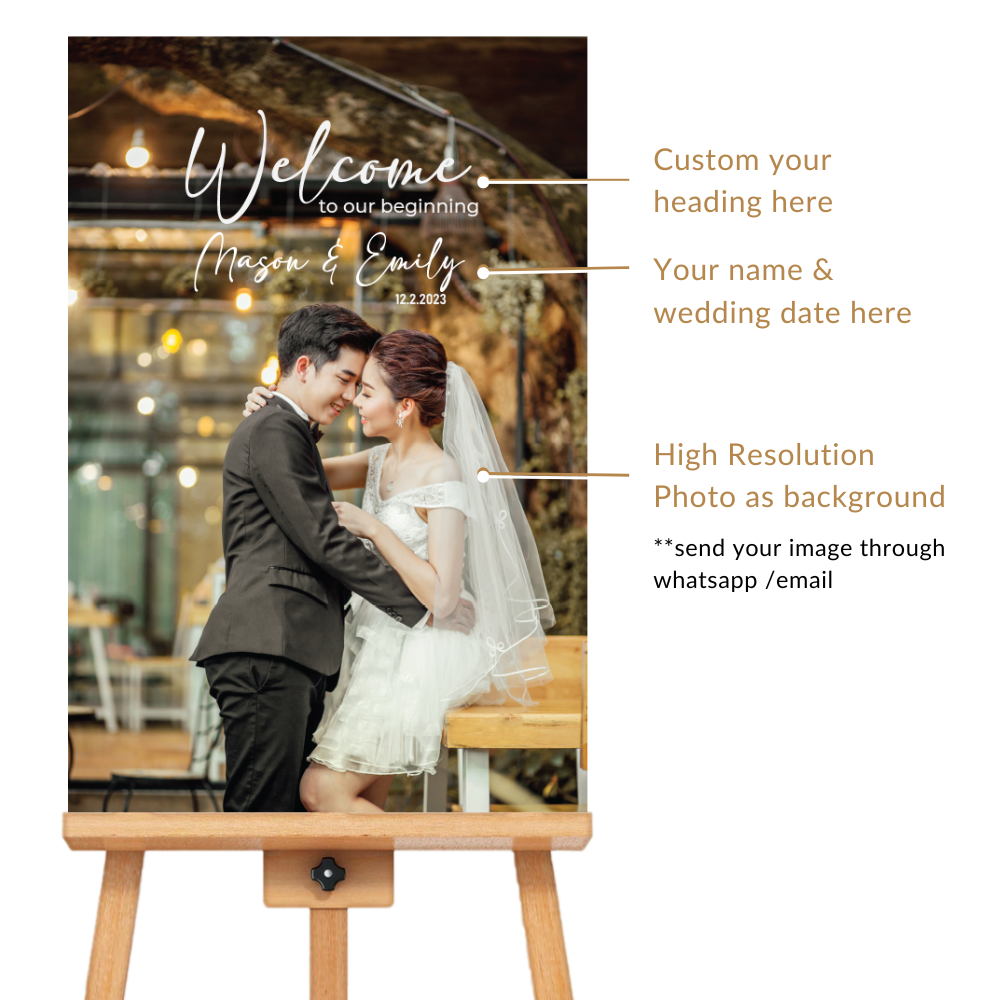 Customizing Your Wedding Signages