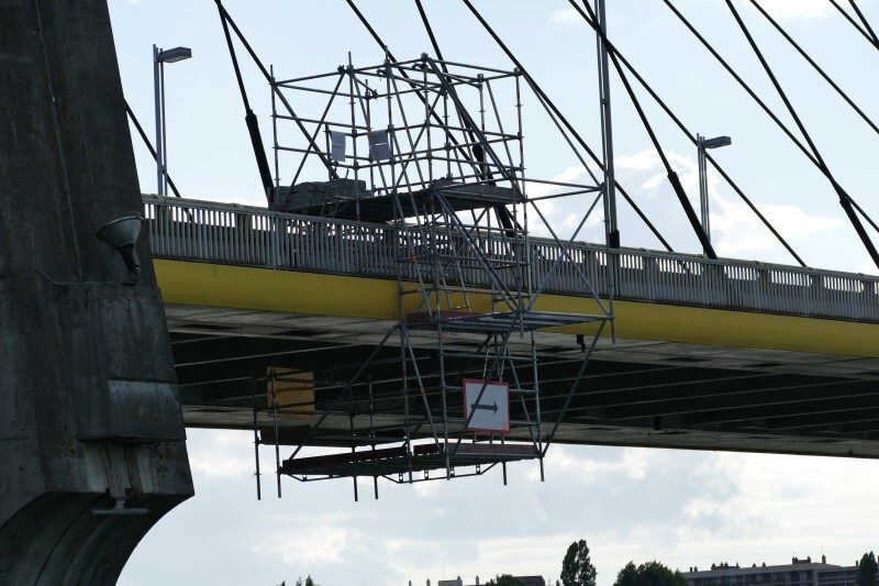 Chantier échafaudage EVEREST — Pont Bourgogne