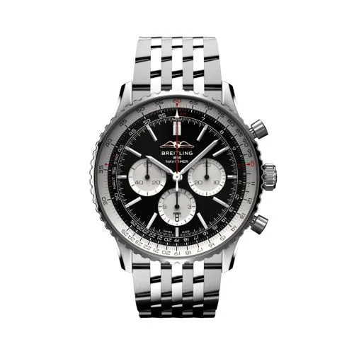 Navitimer B01 Chronograph 46 Stainless Steel / Black / Bracelet