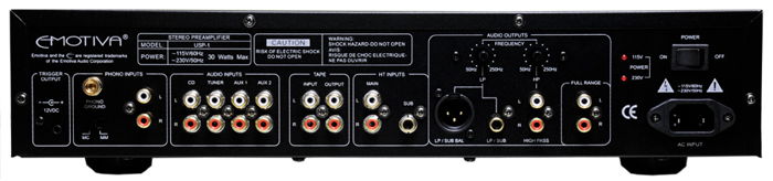 Emotiva USP-1 Stereo Preamplifier