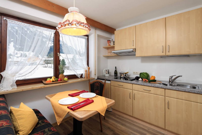 Küche in einer 2 Personen Ferienwohnung im Allgäu, Pfronten