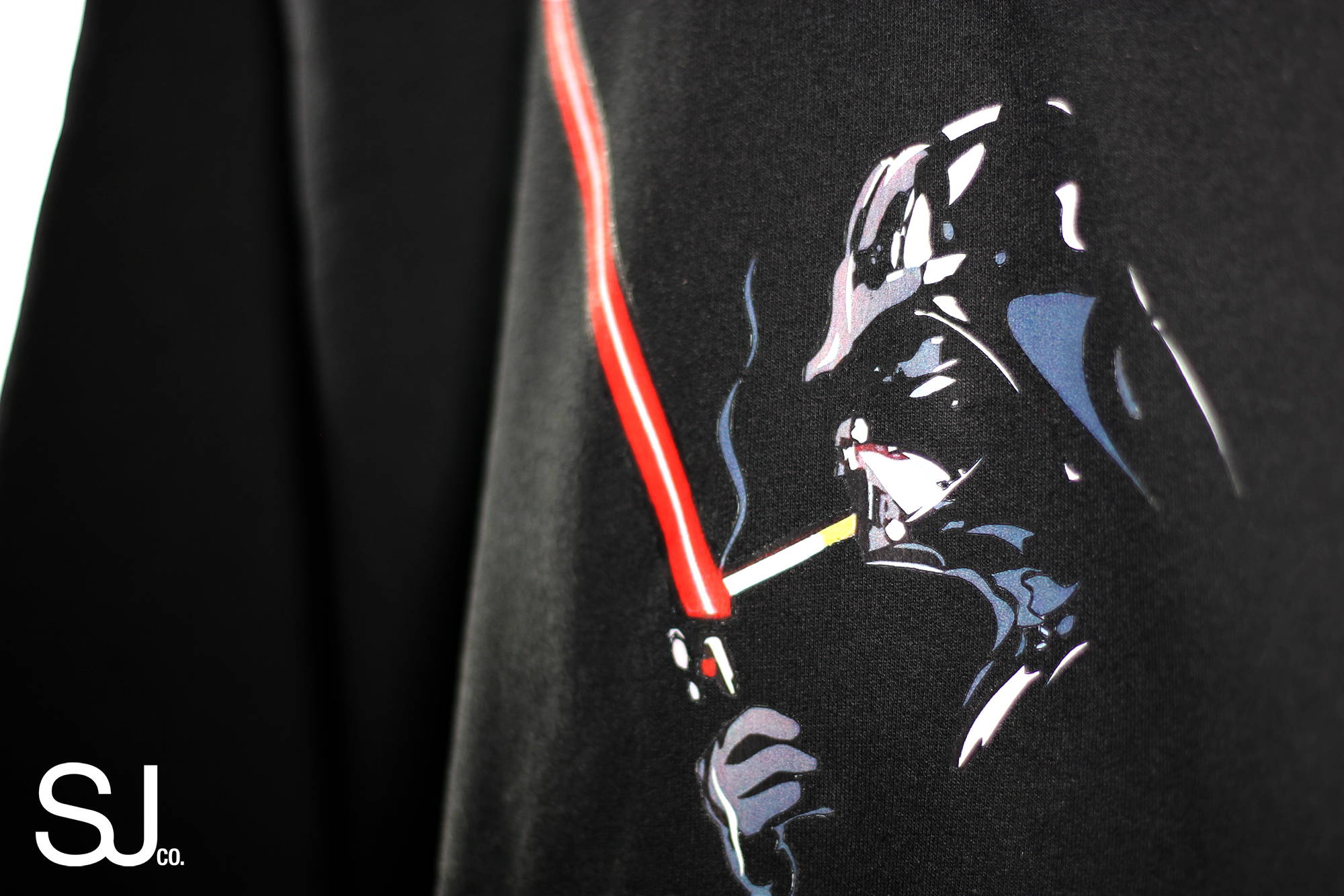 direct to film print method dtf star wars darth vader black pull over hoodie sj clothing manila philippines