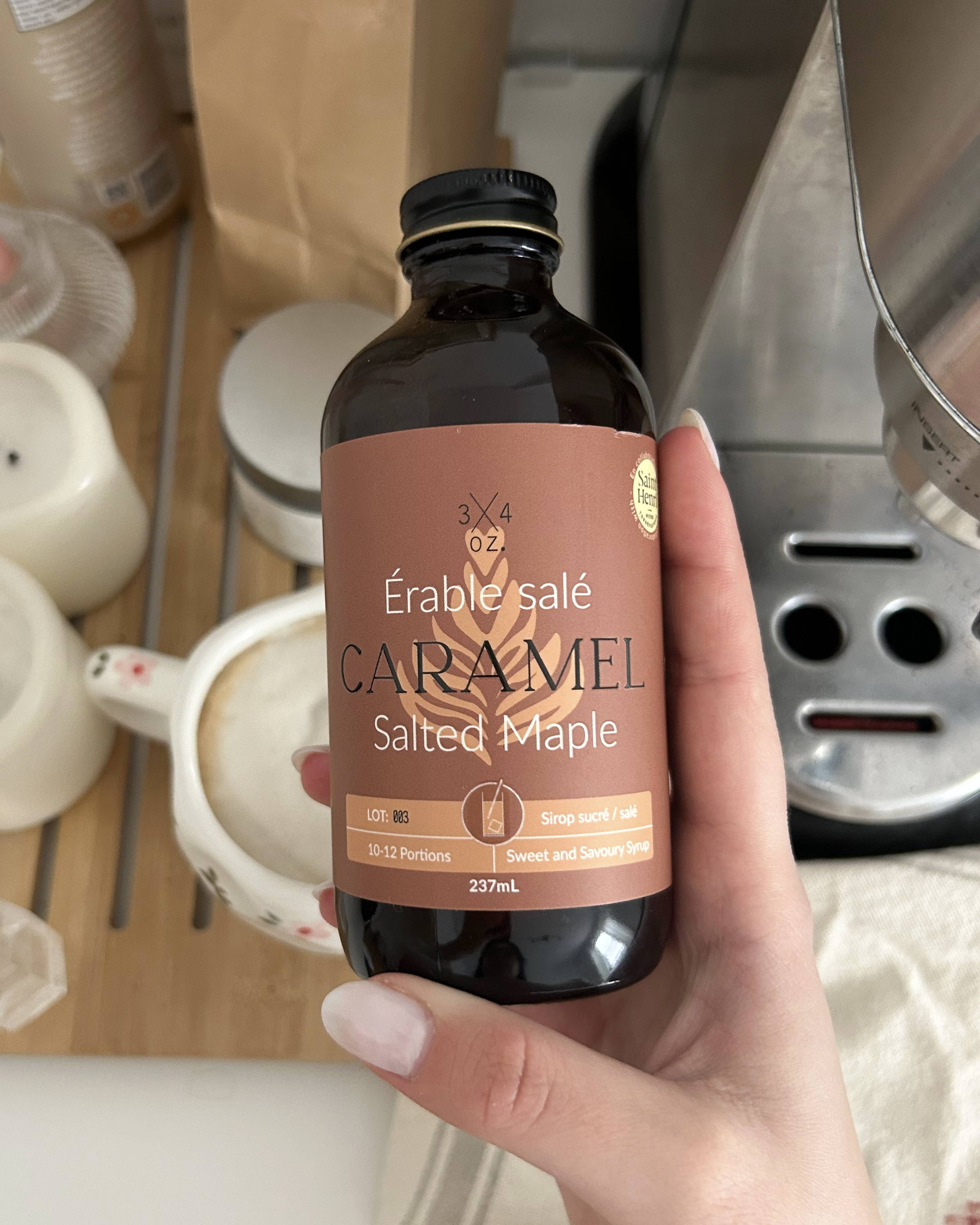 sirop caramel salé érable 