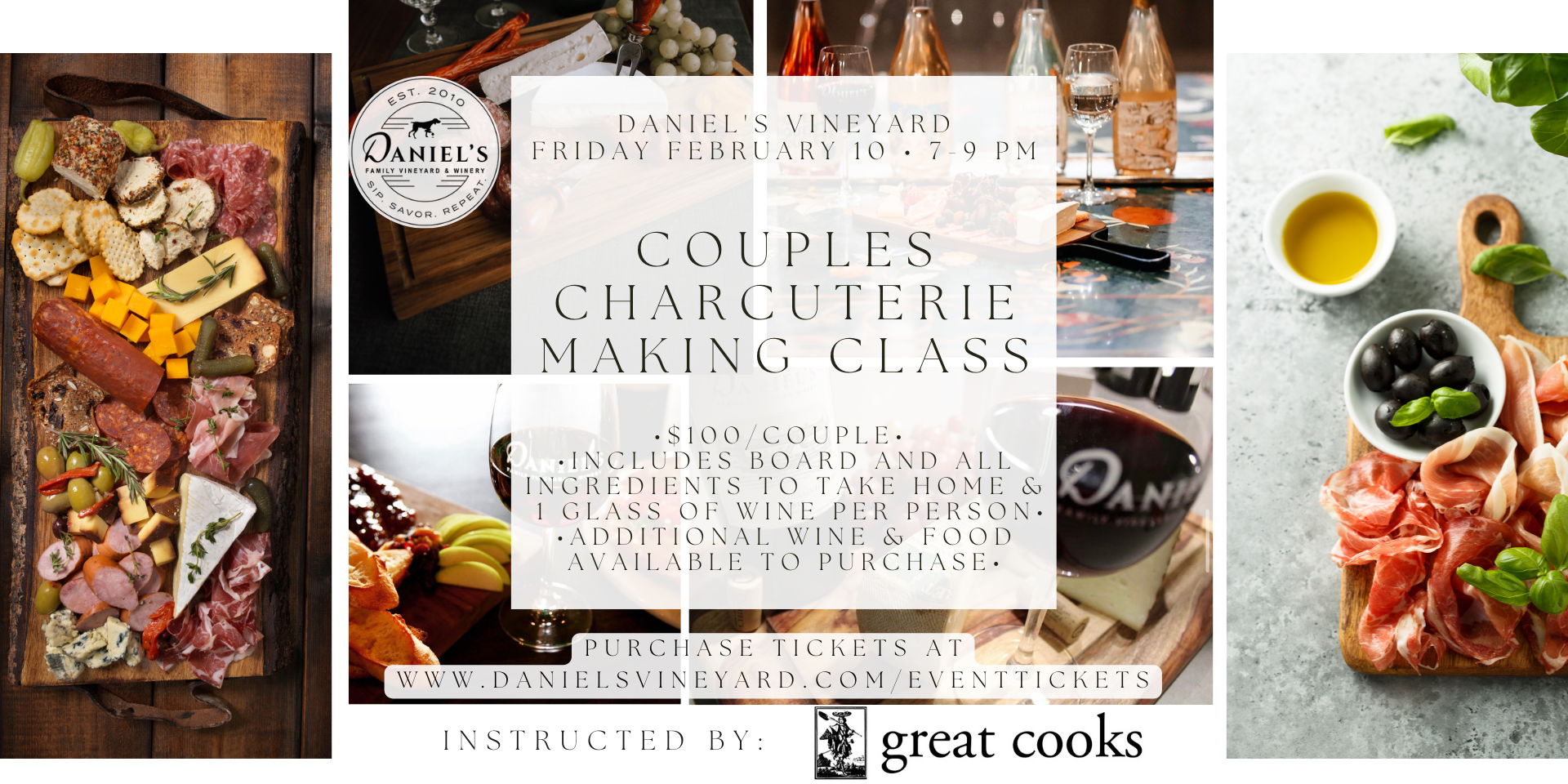 Couples Charcuterie Making Class promotional image
