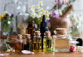 variety of essential oil containers 