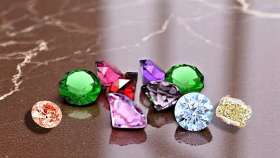 Buy coloured lab grown diamonds online - Pobjoy DIamonds