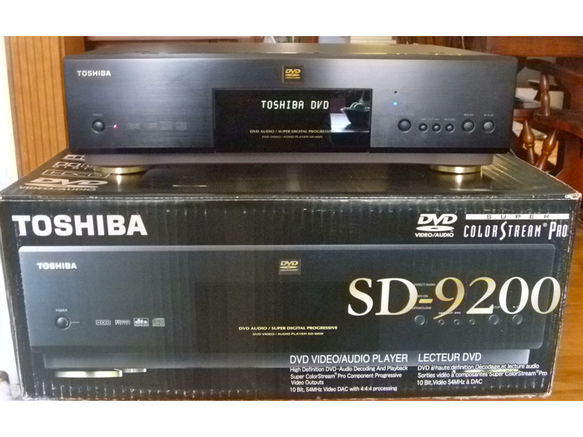 Toshiba SD9200 DVD/DVD AUDIO PLAYER