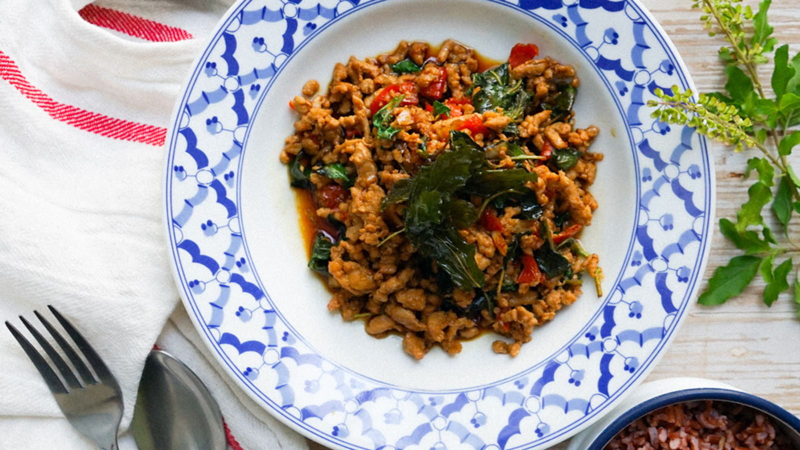 Pad Kra Pao - Thai Stir-fry Pork Basil