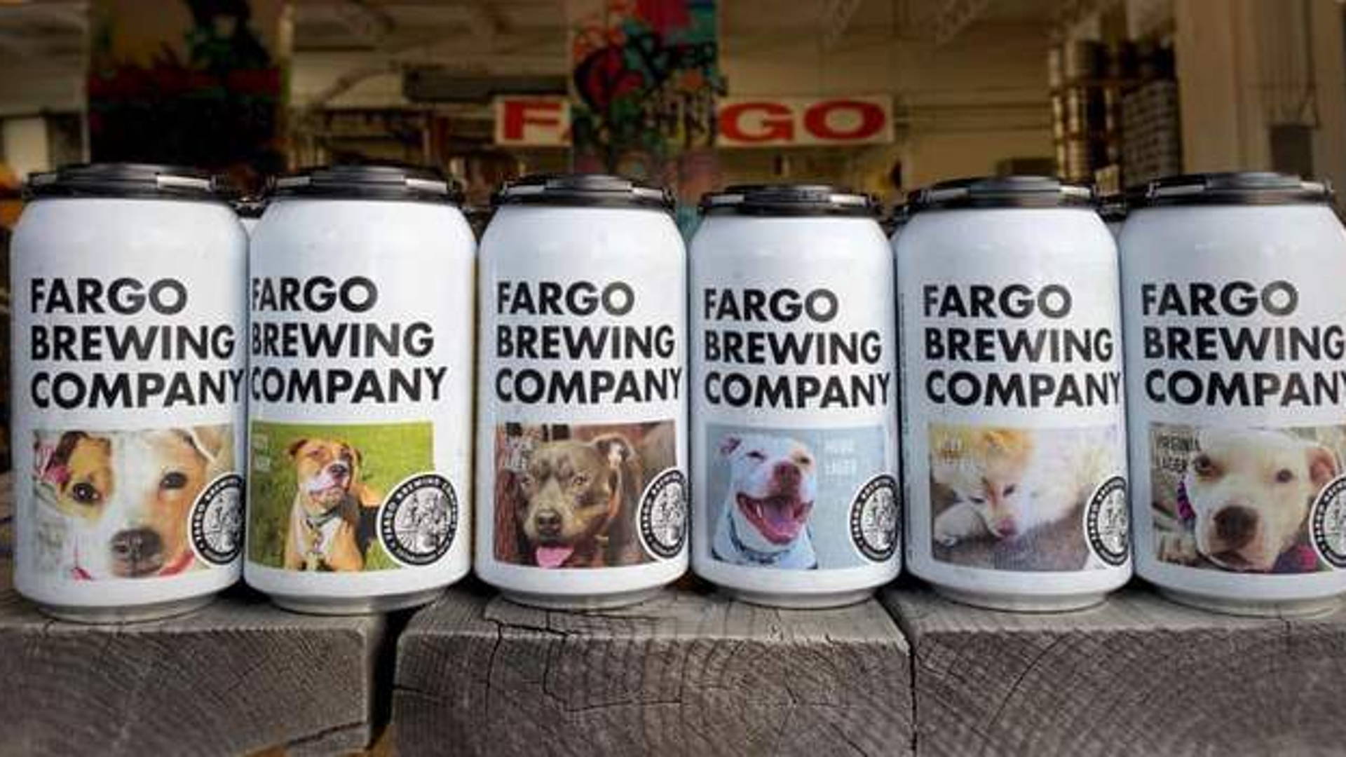 Featured image for Fargo Brewing Highlights Hard-To-Adopt Dogs On Beer Labels