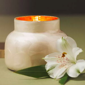 Capri Blue Volcano Capiz Jar Candle​