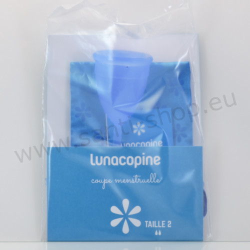 Coupe Menstruelle Lunacopine Bleue - taille 2
