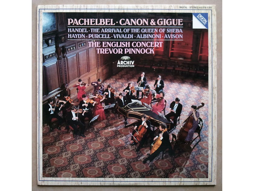 Archiv Digital/Pinnock/Pachelbel - Canon & Gigue / Handel The Arrival of the Queen of Sheba / NM