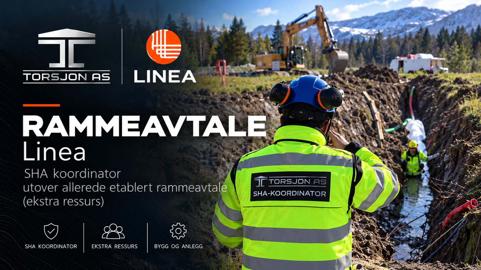 SHA Rammeavtale Linea, utover etablert avtale — Torsjon-prosjekt