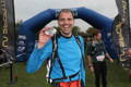 Chris Parry finishing a 100 mile ultra marathon.