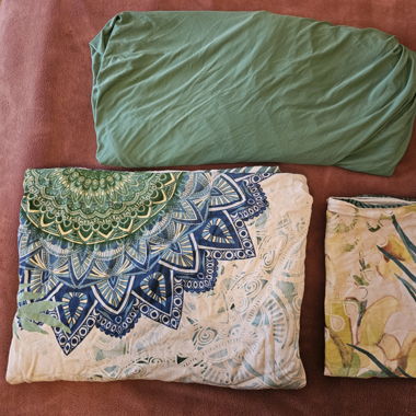Lot draps lit 140 par 200