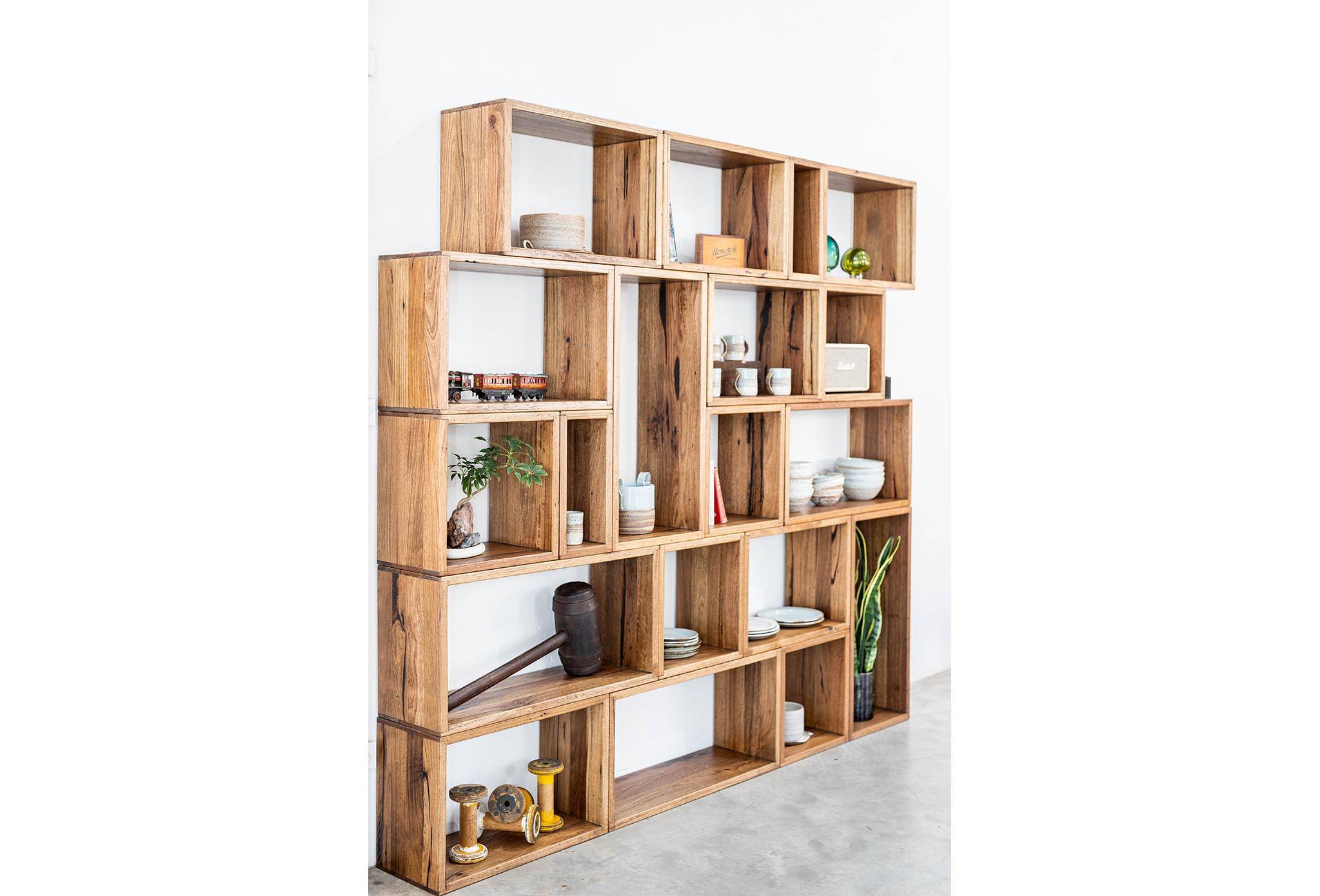 Recycled Timber Shelving Unit