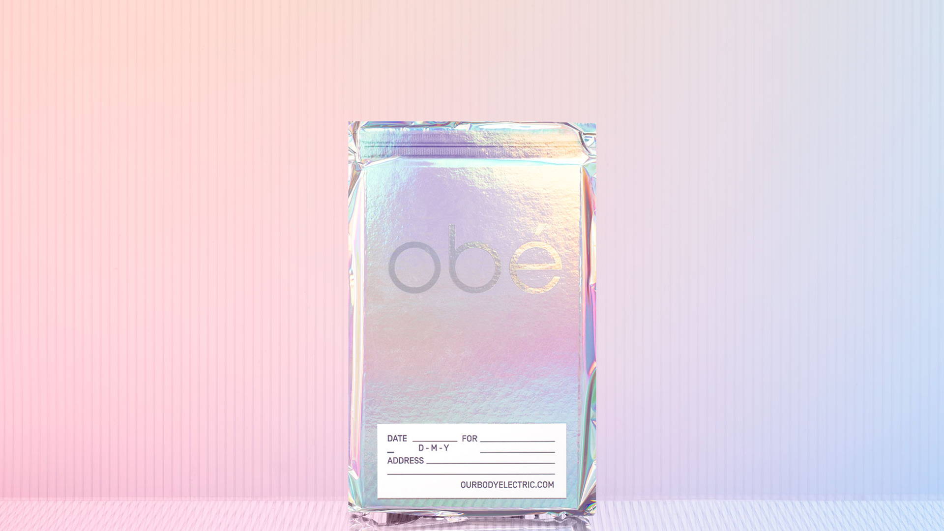 Featured image for This Holographic Branding and Packaging For Obé Is a Millennial's Dream