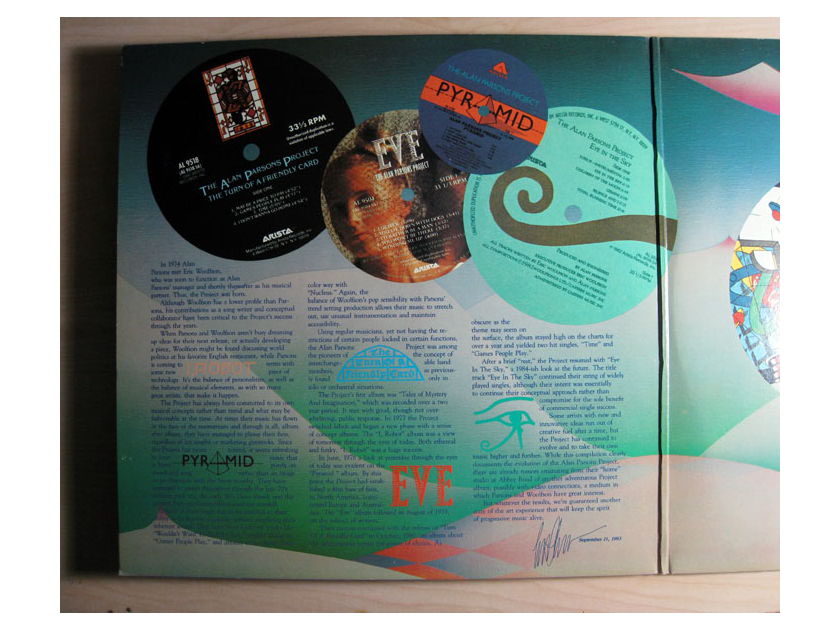 The Alan Parsons Project - Best Of - 1983 Arista ‎AL8-8193