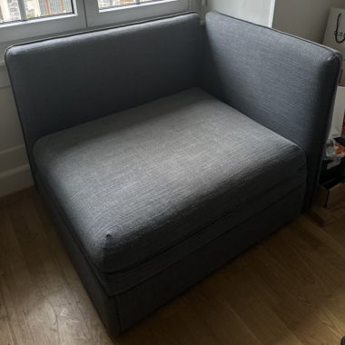 VALLENTUNA Sofa Sleeper Module with backrest