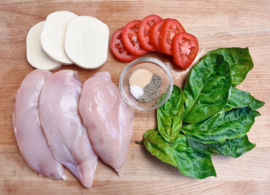 keto caprese chicken