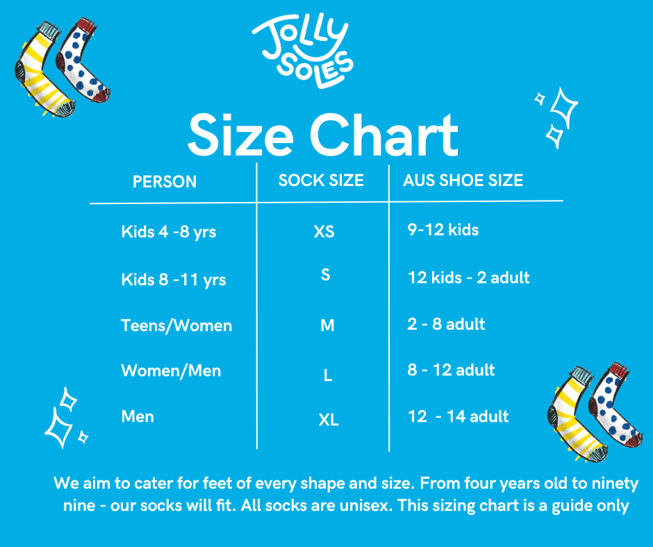 Jolly Soles Size Chart