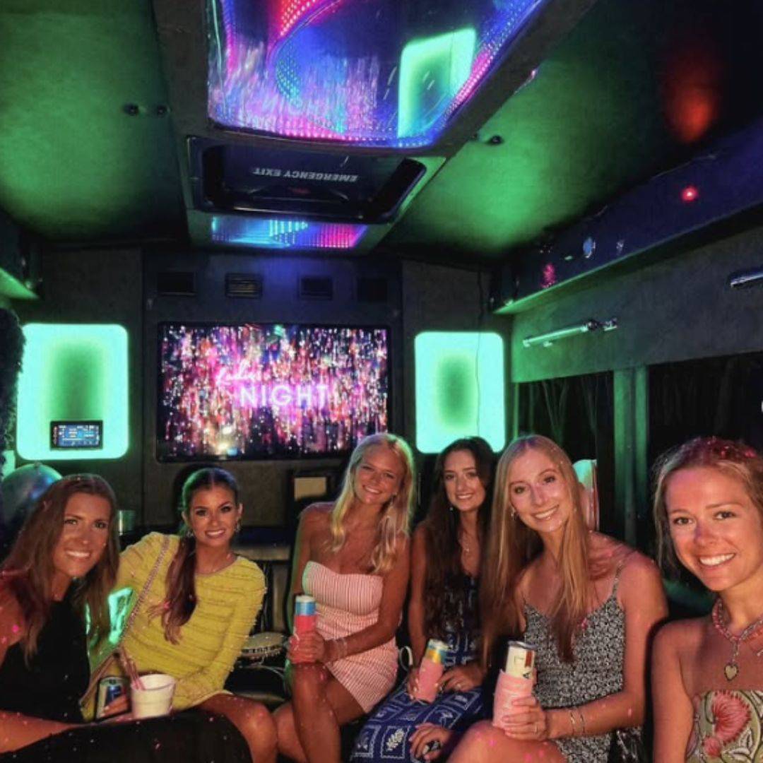 charleston party bus rental 