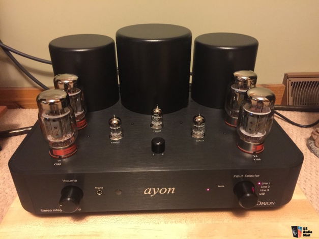 Ayon Audio Orion Tube Integrated Amp Metal remote, manu...