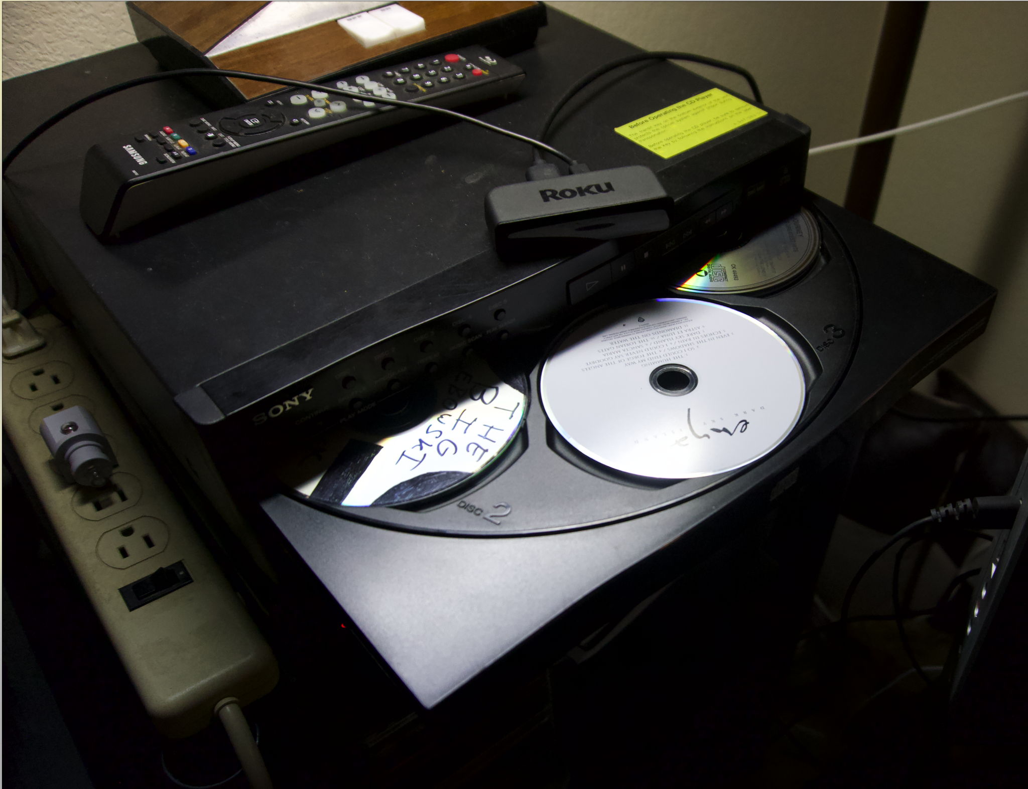 CDs open