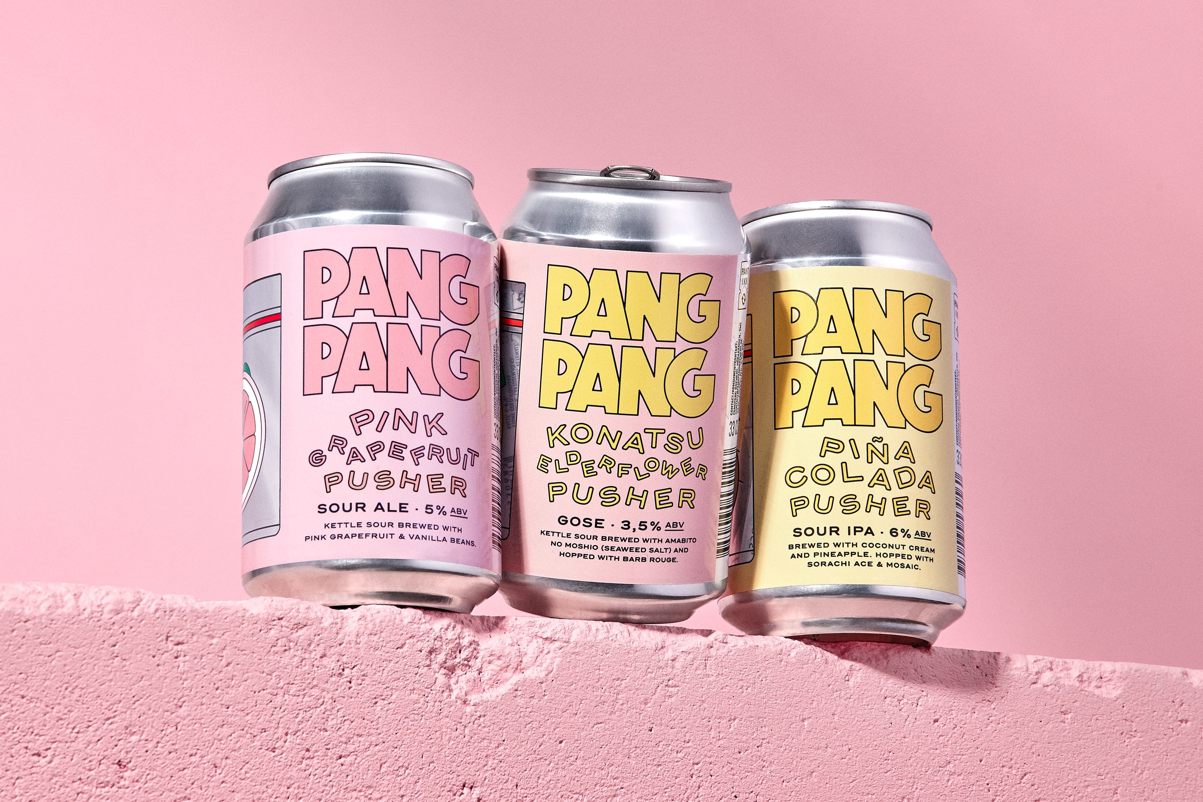PangPang Pusher Visually Leans Into The World Of Sour Beers | Dieline ...