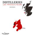 Carte localisation de la distillerie écossaise Kilchoman