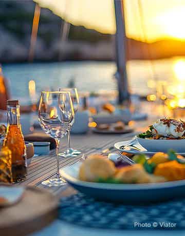 Take a sunset cruise on the Tagus River