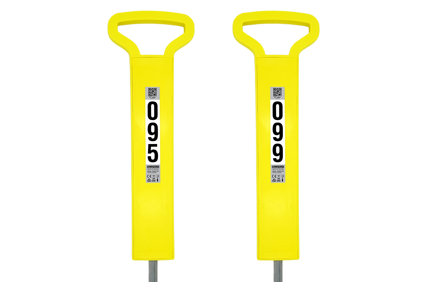 2 yellow Tango XN temperature probe handles