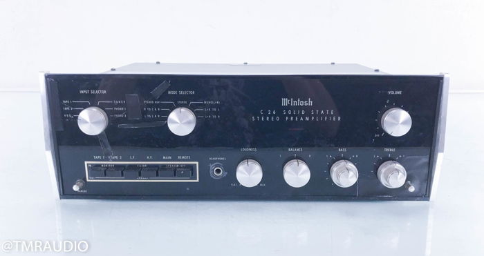 McIntosh C26 Vintage Stereo Preamplifier C-26 (No Headp...
