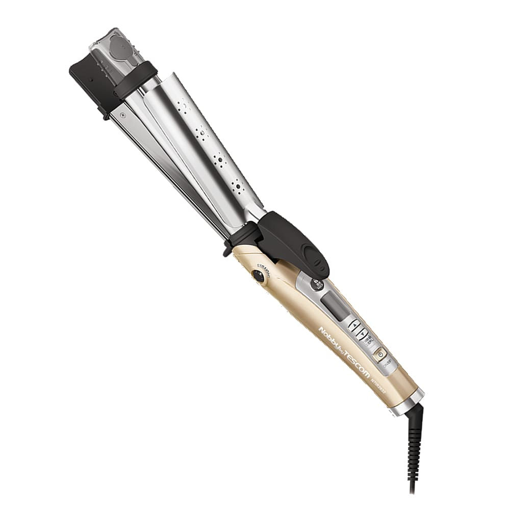 Curler and Straightener 2-in-1 Hair Iron with steam