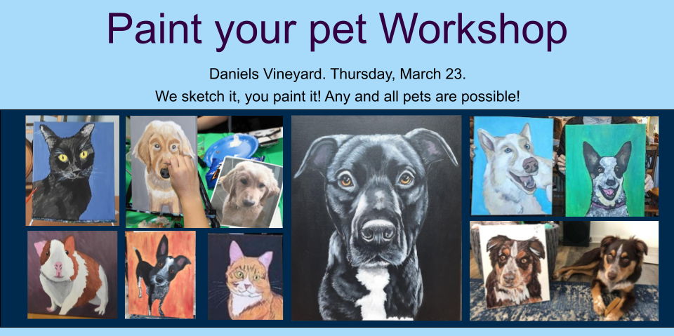 Paint Your Pet at Daniel's Vineyard promotional image