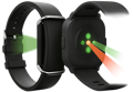 Optical sensor smartwatch for health tracking, compared with an oscillometric blood pressure watch