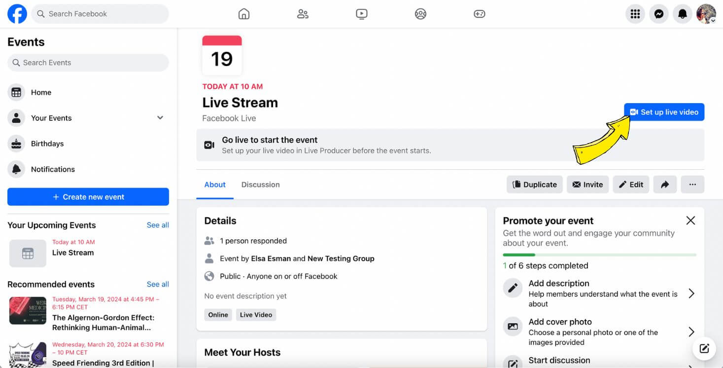 How to go live in a Facebook Group after April 22?