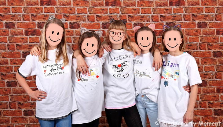 teenagergeburtstag fotoshooting t shirt
