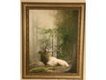 Woodland Forest Repose by Jay Kemp Framed Canvas Giclee