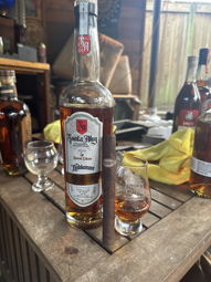 Saints Alley The Nobleman straight rye whiskey finished in Tokaji casks 107 proof