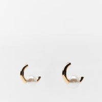 PEARL HOOP EARRINGS