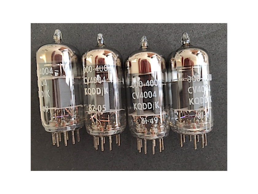 Mullard Tubes NOS CV4004 Matched Quad Upscale Audio