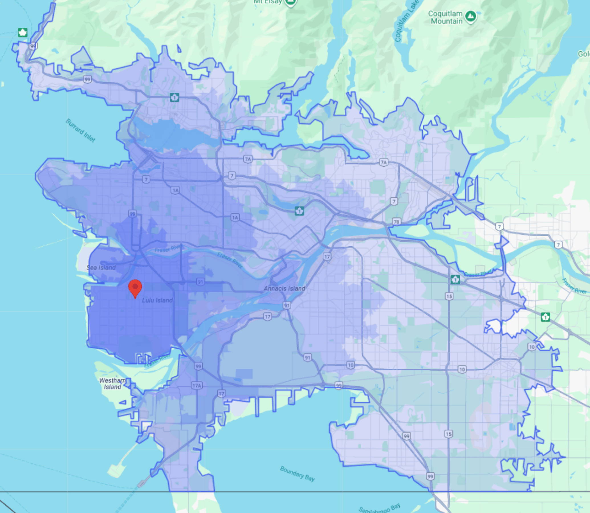 Richmond Coverage Map