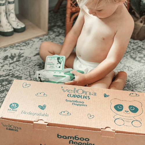 Select the nappy size for your subscription bundle, choose the delivery frequency and your bundle will arrive at your door!